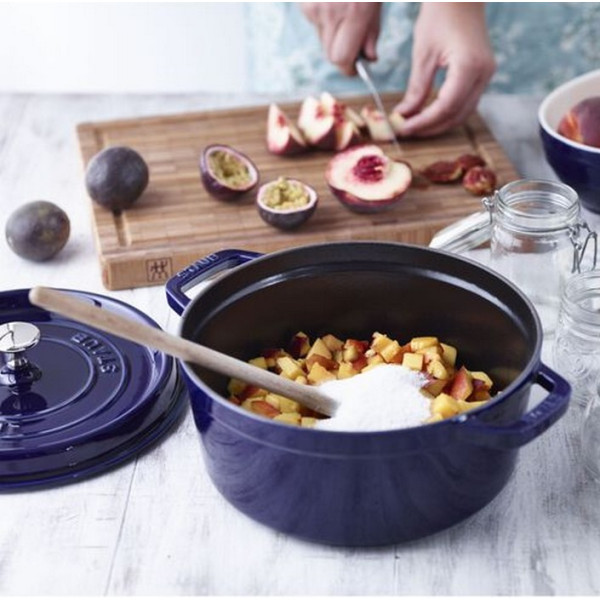 Cocotte STAUB 22cm en fonte - 7 coloris