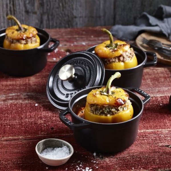2 mini cocottes 12cm STAUB - 2 coloris