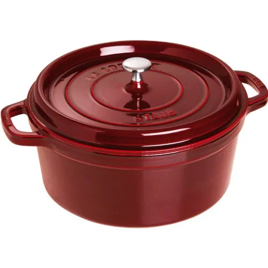Cocotte STAUB 28cm en fonte - 6 coloris