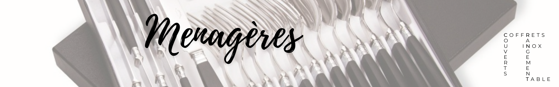 Ménagère inox pour professionnels (CHR...) - Made in France | Comptoir des industries