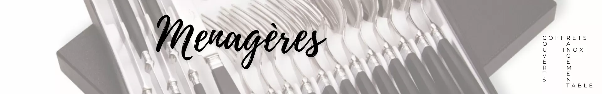 Ménagère inox pour professionnels (CHR...) - Made in France | Comptoir des industries