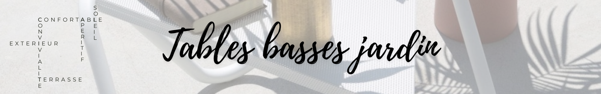 Table basse d'extérieur pour professionnels (CHR...) - Made in France | Comptoir des industries