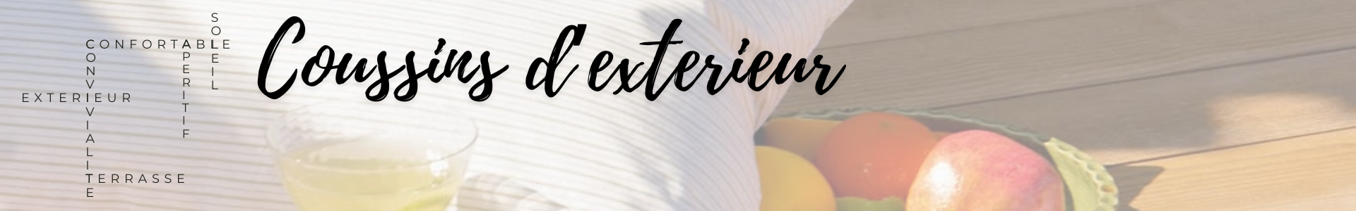 Coussin d'extérieur pour professionnels (CHR...) - Made in France | Comptoir des industries